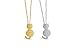 Cat Necklace for Cat Lovers Women Pendant Necklace (Gold Tone)
