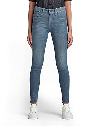 G-Star Women's Lhana Skinny Jeans, Blue (worn in gravel blue D19079-C431-B844), 26W / 30L