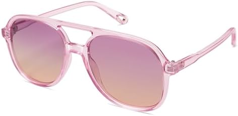 Amazon.com: GUESS womens Classic Sunglasses, Shiny Beige, 56  display picture 3