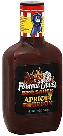 Famous Dave's Apricot Bourbon BBQ Sauce 