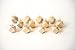 Original Wood Gem Push Pins (Extra Large) Geometric Faceted Thumb Tacks