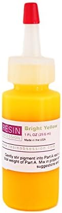 Resin Obsession Bright Yellow Translucent Color Pigment - 1 Ounce