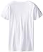 Emporio Armani Men's Cotton Stretch V-Neck Tee, White, Medium