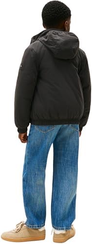 Cazadora de entretiempo Chicos Padded con capucha, Negro (Black), 12 Años