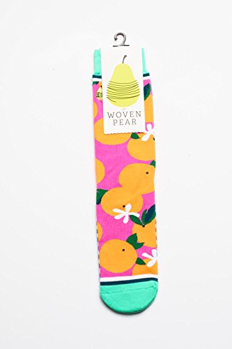 Woven Pear Women's Socks Orange You Glad, One Size - Thumbnail 5