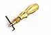 Gaosi Tools Leathercraft Adjustable Stitching Groover Crease Edge Skiving Leather Tool with Aluminum Handle of Gold Color