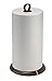 InterDesign York Paper Towel Holder for Kitchen Countertops – Metal Standing Holder – Split Finish