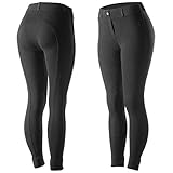 Horze Ella Women's Pull-On Knee Patch Breeches