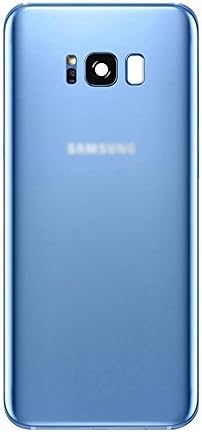 QSTREAM New Back Glass Replacement for Samsung Galaxy S8 &amp; S8 PLUS (All Carriers) Rear Cover Glass Panel Case Housing with Adhesive Preinstalled Repair Part (blue)
