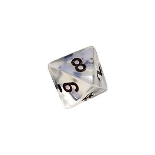 Chessex Borealis Aquerple d8 Dice - Out of Print- VERY RARE
