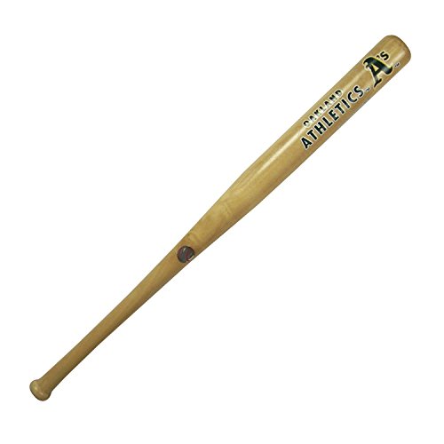 Oakland Athletics Official MLB Natural Wood Mini Baseball Bat by Coopersburg Sports
