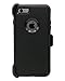 WallSkiN Turtle Series Cases for iPhone 6 Plus/iPhone 6S Plus (Only) Full Body Protection with Kickstand & Holster - Shadow (Black/Black)