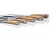 La Cote 5 Piece Chef Knives Set Japanese Stainless Steel Wood Handle with Block (5 PC W/Block (Olive Wood))