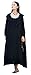 Soojun Women's Long Sleeve Chinese Frog Button Hooded Coat With Pockets Black,One Size