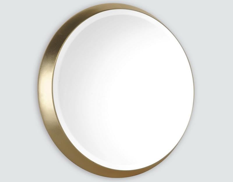 EMDE Round Mirror Metal Gold 34 cm