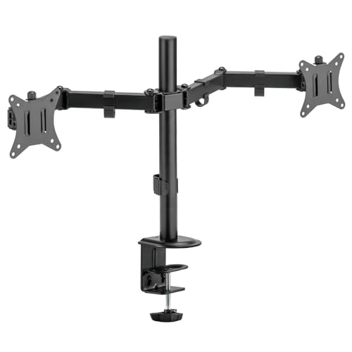 Suporte Duplo Articulado para Monitor Clanm CS12 13 a 32 Polegadas VESA 75x75 100x100 10kg por Monitor