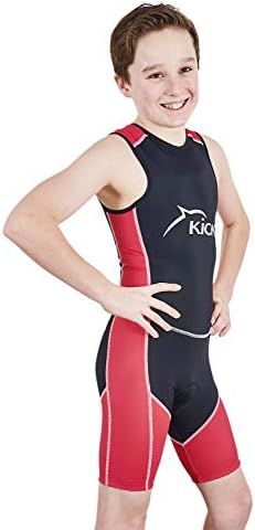 Dolphin Kick Kids Rear Zip Tri Suit