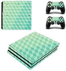 OKFCUS Classic simple Play 4 Pro PS4 Skin 1 Set Skins For play station 4 Pro Sticker Decal Cover + 2 Controller Sticker ps4 Pro accessories 2#