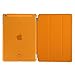 BESDATA Ultra Thin Magnetic Smart Cover [Auto Wake/Sleep Function]& Translucent Back Case for 2013 iPad Air + Screen Protector + Cleaning Cloth + Stylus (Orange)