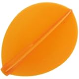 Cosmo Darts 6 Pack Fit Flight - Pear Dart Flight (Orange)