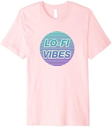 Mens LO-FI Vibes Shirt Aesthetic Large Pink