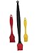 Good Old Values Silicone Grill & Basting Brushes - Set Of 3