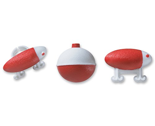 DecoPac Fishing Lure & Bobber Cupcake Rings (12 Count)