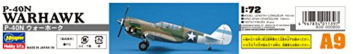 HASEGAWA 00139 1/72 P-40N Warhawk