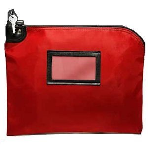 Red Locking Courier Bag (HIPAA) - 15W x 11H