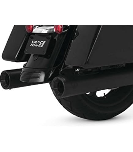 Amazon.com: Vance & Hines Titan Oversized 450 Slip Ons Black