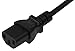 SF Cable 25ft 14AWG Low Profile 3-pin Plug NEMA 5-15P to C13 Standard Power Cord, 15Amp, 125Volt