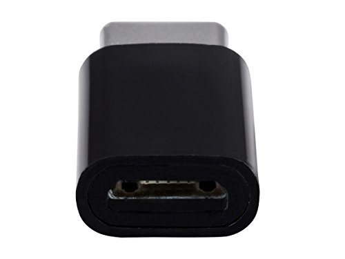 Monoprice USB-C Male to Micro B Female Adapter, Black
