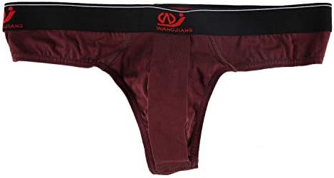 Youlehe Men's Cotton Stretch Thong Sexy Low Rise T-Back Men Pouch Underwear