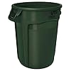 Rubbermaid Commercial Products Brute Round Container 121L – Dark Green