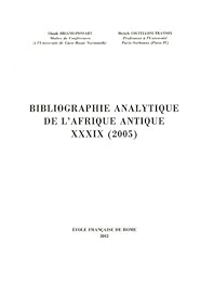 Bibliographie analytique de l'Afrique antique