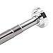 Shower Curtain Rod - Shower Rod Non-Slip Tension Curtain Rod No Drilling Stainless Steel Tension Rod for Shower Curtain Never Collapse (40-76 Inch)