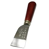 BANYOUR Leather Knife Cutting Knife Edging Knife with Wooden Handle Leather Working Knife for DIY Leathercraft Cutting