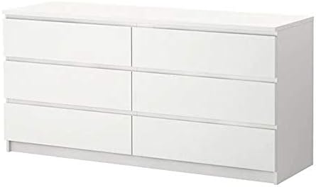 Malm Chest Of 6 Drawers White Amazon Ae Theenglish