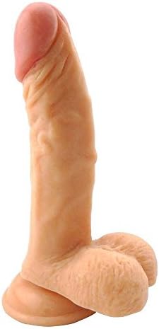 Novelties 8.5 Inch Realistic Whopper Dong with Strong Suction Cup and Veins, Dancing Toy