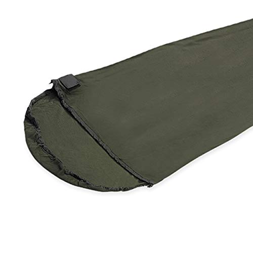 Snugpak Fleece Sleeping Bag Liner with Full Length Side Zipper, Polyester Fleece, Warm Thermal Insulation, Olive - Thumbnail 2