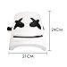 MOLECOLE DJ Mask, Music Festival Helmets,Half Masks Halloween Party Props Costume Masks and A DJ Backpack Black for Child Birthday Gift, Cosplay Prop Party Bar Costume Masks