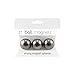 Three by Three Seattle Ball Magnets (B00765XDZ6), Dark Gray