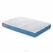 Brindle Teal Shredded Memory Foam Dog Bed - Pet Essentials - Orthopedic Design - Crate Compatible - Machine Washable Cover - Indoor Pet Bed for Dogs, Puppies, Cats, and Rabbits - Size Medium 34 x 22