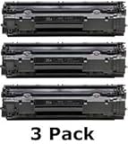 HP CB435A 35A Compatible Brand 1,500 Page Yield Toner Cartridge for HP LaserJet P1002, P1003, P1004, P1005, P1006 and P1009 Printers – 3 Pack