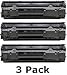Cool Toner Remanufactured Toner Cartridge Replacement for HP CB435A ( Black , 3-Pack )