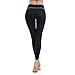 GoldFin Womens Wetsuit Pants, 2mm Surfing Leggings Keep Warm for Diving Swimming Snorkeling Scuba in Cold Water, SS004(Black/Blue, XL)