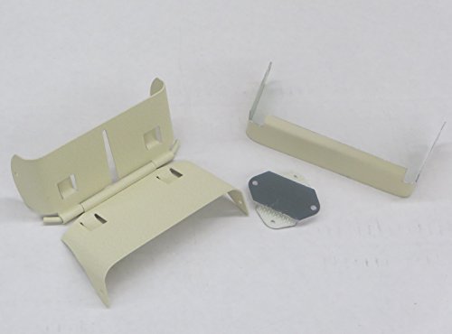 Downspout Extension Flip-Up Hinge for 3x4 Downspout (3X4 A, CLASSIC CREAM-LATCH)