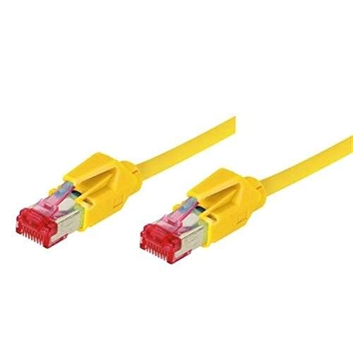 Tecline 71807Y Ethernet Patch Cable Category 6A S/FTP PiMF EIA/TIA Class EA, 7.5 M Yellow