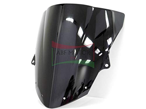 Protek ABS Plastic Injection Black Smoke Double Bubble Transparent Windscreen Windshield for 2008 2009 2010 Kawasaki Ninja ZX10R ZX1000E ZX1000F