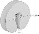 Jiayichengju LEZQHB 6 Pack White Foam Child Door Stopper Baby Safety Finger view 4